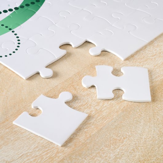 Unendlichkeitssymbol mit Peacock Feather Puzzle (Seite)