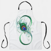 Unendlichkeitssymbol mit Peacock Feather Schürze (Vorderseite)