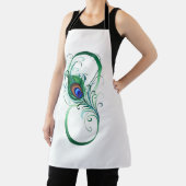 Unendlichkeitssymbol mit Peacock Feather Schürze (InSitu)