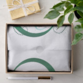 Unendlichkeitssymbol mit Peacock Feather Seidenpapier (Geschenk)