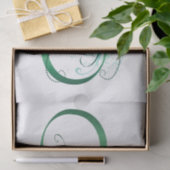 Unendlichkeitssymbol mit Peacock Feather Seidenpapier (Geschenk)