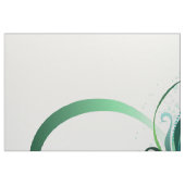 Unendlichkeitssymbol mit Peacock Feather Stoff (Fat Quarter (45,7 x 55,9 cm))