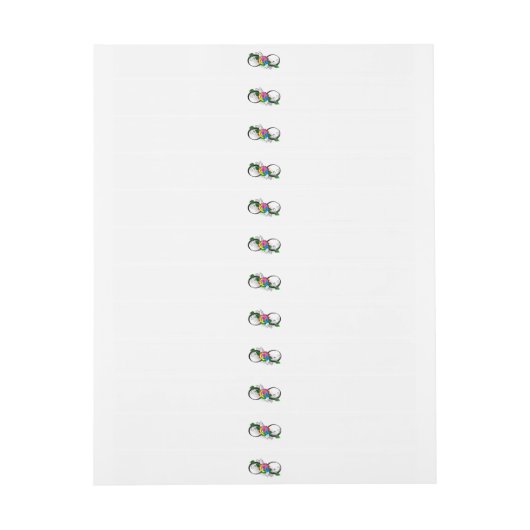 Unendlichkeitssymbol mit Rainbow-Rose (Bogen)