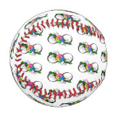Unendlichkeitssymbol mit Rainbow-Rose Baseball (Vorderseite Links)