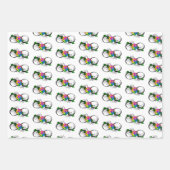 Unendlichkeitssymbol mit Rainbow-Rose Geschenkpapier Set (Vorderseite 2)