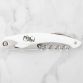 Unendlichkeitssymbol mit Rainbow-Rose Kellnermesser (Vorderseite)