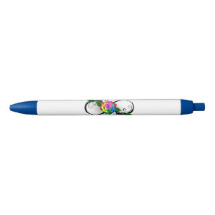 Unendlichkeitssymbol mit Rainbow-Rose Kugelschreiber
