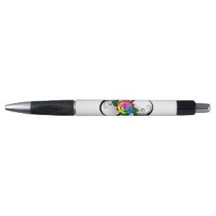 Unendlichkeitssymbol mit Rainbow-Rose Kugelschreiber