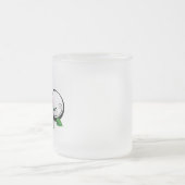 Unendlichkeitssymbol mit Rainbow-Rose Mattglastasse (Mittel)