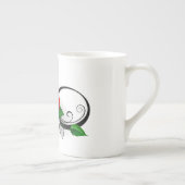 Unendlichkeitssymbol mit Rainbow-Rose Porzellantasse (Rechts)