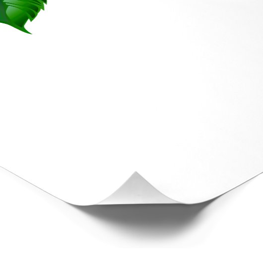 Unendlichkeitssymbol mit Rainbow-Rose Poster (Ecke)