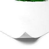 Unendlichkeitssymbol mit Rainbow-Rose Poster (Ecke)