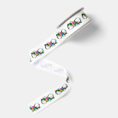 Unendlichkeitssymbol mit Rainbow-Rose Ripsband (Rückseite)