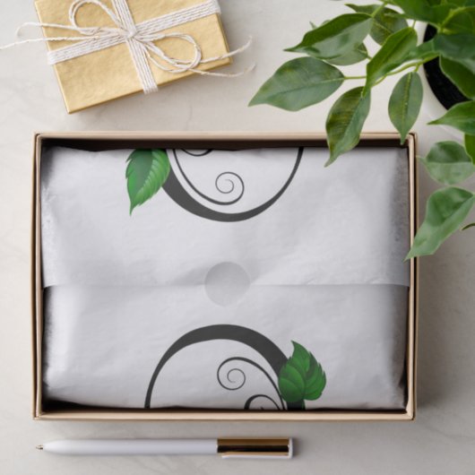 Unendlichkeitssymbol mit Rainbow-Rose Seidenpapier (Geschenk)