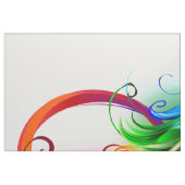 Unendlichkeitssymbol mit Regenbogen-Feder Stoff (Fat Quarter (45,7 x 55,9 cm))