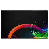 Unendlichkeitssymbol mit Regenbogen-Feder Stoff (Fat Quarter (45,7 x 55,9 cm))