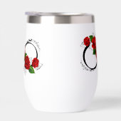 Unendlichkeitssymbol mit Rote Rosen (Rechts)