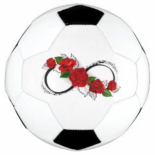 Unendlichkeitssymbol mit Rote Rosen Fußball