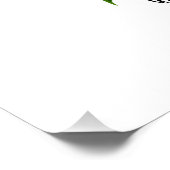 Unendlichkeitssymbol mit Rote Rosen Poster (Ecke)