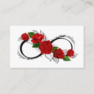 Unendlichkeitssymbol mit Rote Rosen Treuekarte