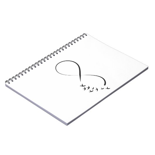 Unendlichkeitssymbol Notizblock (Linke Seite)