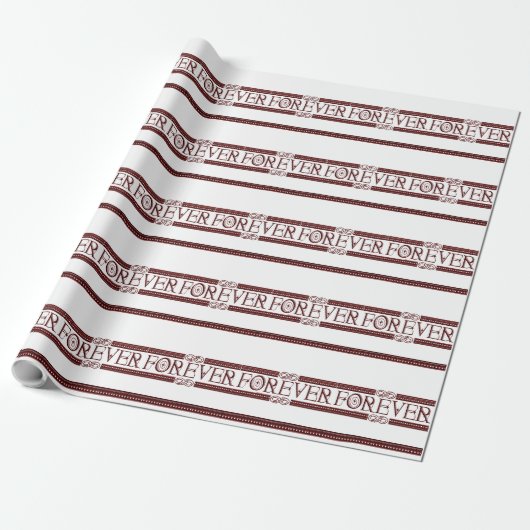 Unendlichkeitssymbol oder Lemniscate Forever Geschenkpapier (Ungerollt)