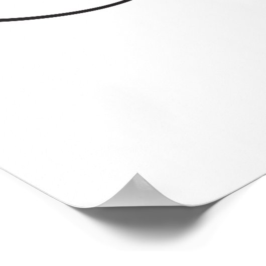 Unendlichkeitssymbol Poster (Ecke)