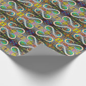 Unendlichkeitssymbol  | Sensibilisierung für Autis Geschenkpapier (Ecke)