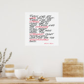 Unentbehrlich Poster (Küche)