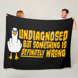 Unentdeckt, aber definitiv stimmt etwas nicht Möwe Fleecedecke