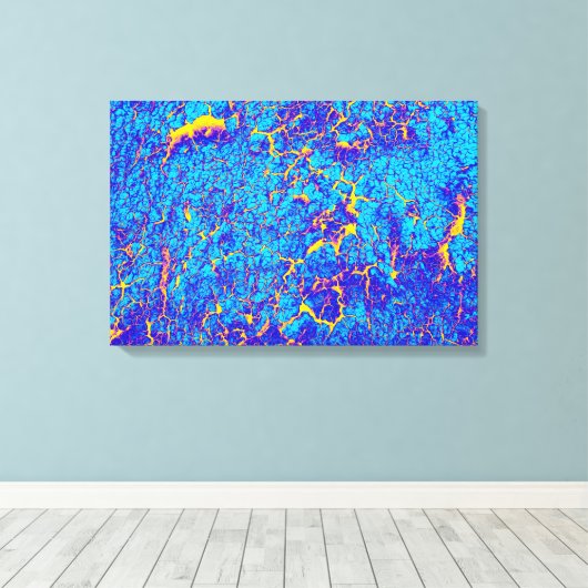 Unentdeckter Planet Leinwanddruck (Insitu (Holzboden))