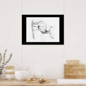 Unentscheidung ~ Elchposter Poster (Küche)