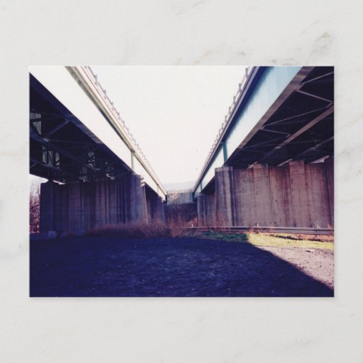 Unentscheidungsbrücke Postkarte (Vorderseite)