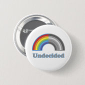 Unentschiedener Regenbogen Button (Vorne & Hinten)