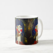 "Unentschlossen" Kaffeetasse (VorderseiteRechts)