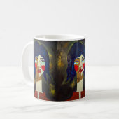 "Unentschlossen" Kaffeetasse (Vorderseite Links)