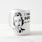 Unentschlossen Kaffeetasse (Vorderseite Links)