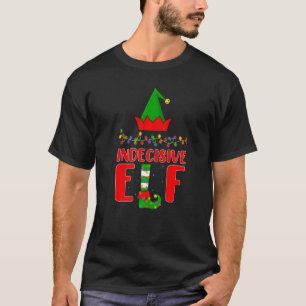Unentschlossenes Elf Matching Family Lighting Weih T-Shirt