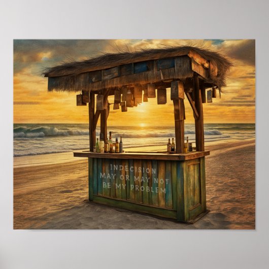 Unentschlossenheit - poster (Vorne)