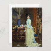 Unentschlossenheit Postkarte (Vorne/Hinten)