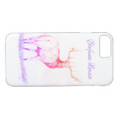 Unentschlossenheit (zeichnend Elch/Regenbogen) Case-Mate iPhone Hülle (Rückseite (Horizontal))