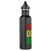 Unentschuldbar dope Social Worker Black History Edelstahlflasche (Links)