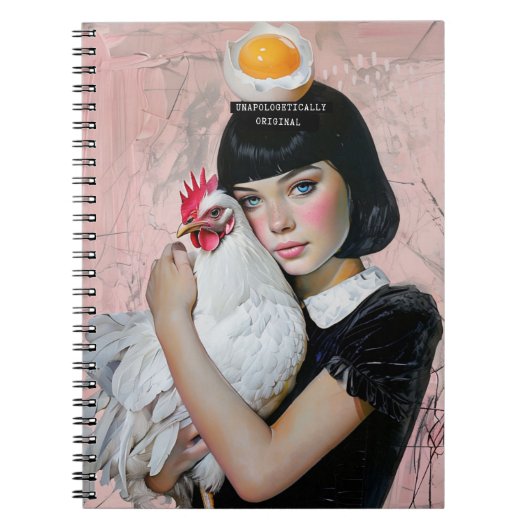 unentschuldbar originell | Notebook-Journal Notizblock (Vorderseite)