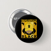 Unentschuldbar schwarz-jüdisch-afrikanischer Ameri Button (Vorne & Hinten)