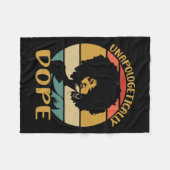 Unentschuldbar Schwarze Geschichte Monat Afrika Am Fleecedecke (Vorderseite (Horizontal))