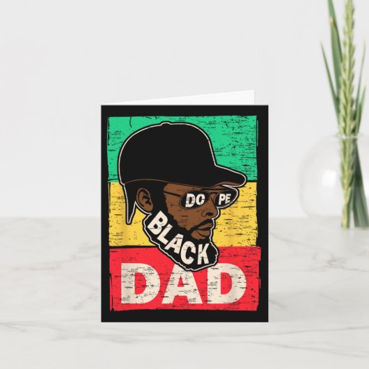 Unentschuldbar schwarzer Vater Black Vaters Prob Karte (Vorderseite)