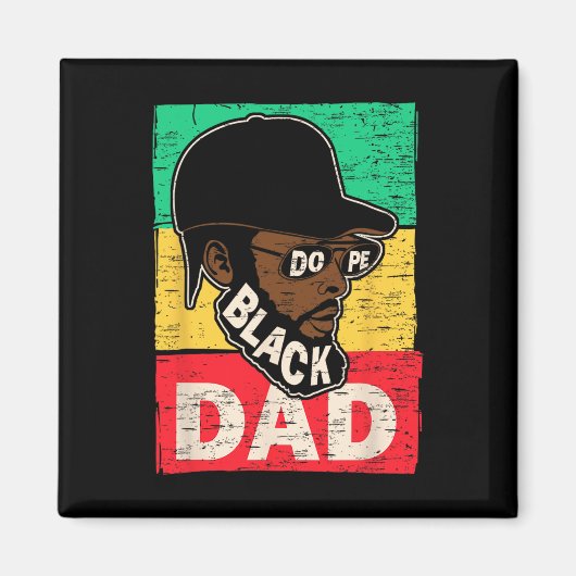 Unentschuldbar schwarzer Vater Black Vaters Prob Magnet (Vorne)