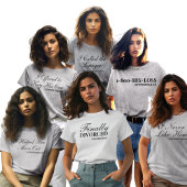 Unentschuldbare Unterstützung: "Ich habe ihm angeb T-Shirt