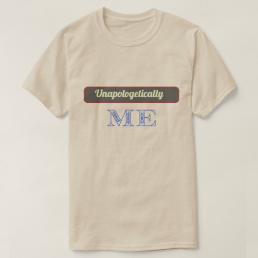 Unentschuldlicher Me T - Shirt - Fett Statement T- (Design vorne)
