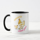 Unerbetene Kick Pics Buff Chicken Tasse (Links)